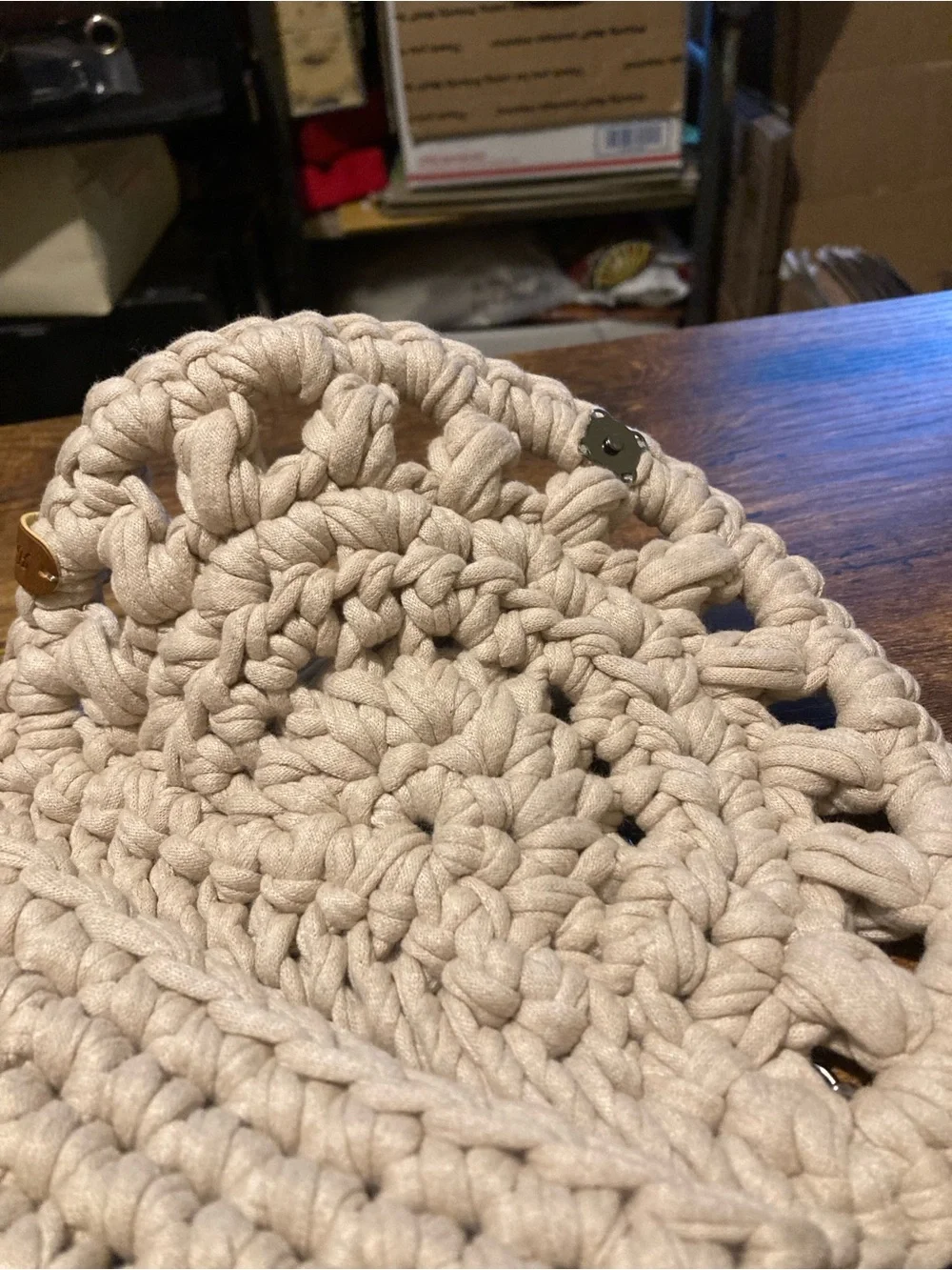 Hand made crocheted purse